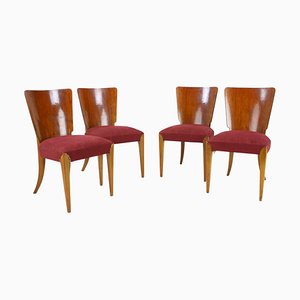 H-214 Dining Chairs attributed to Jindrich Halabala for Up Závody, 1957, Set of 4