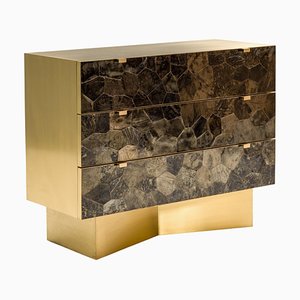 Apodis Chest of Drawers in Ginger Brown Lava Stone, 2010s