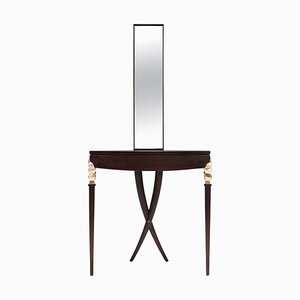 Statuesque Vanity Table in Mahogany by Christopher Guy, 2010s