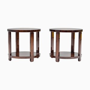 Agora Side Tables in Oak by Hugues Chevalier, 2010s, Set of 2