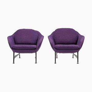 Vico Purple Armchairs by Jaime Hayon for Cassina, Set of 2, 2014, Set of 2