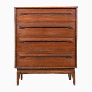 Mid-Century Modern Architectural Italian Chest of Drawers, 1960s