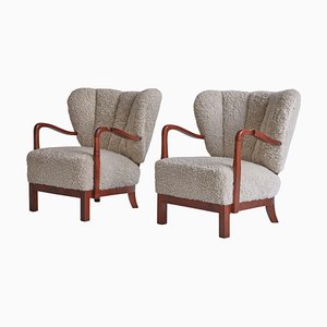 Modern Danish Lounge Chairs by Viggo Boesen, 1930s, Set of 2