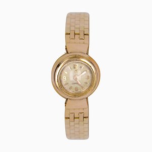 Omega Damenuhr aus 18 Karat Gelbgold, Frankreich, 1960er