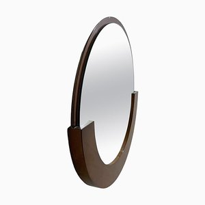 Mirror in Wood and Glass, Italy, 1960s