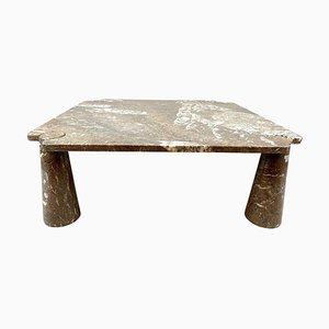 Eros Coffee Table in Grey Marble by Angelo Mangiarotti, Italy, 1960s