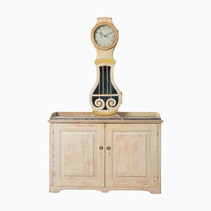 Gustavian Empire Clock Cabinet, Sweden