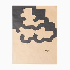 Eduardo Chillida, Abstrakte Komposition, Druck, 1990er