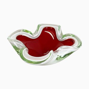 Große Murano Glas Schale oder Aschenbecher, Italien, 1970er