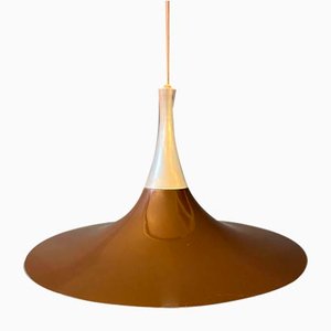 Danish Witch Hat Pendant Light by Bent Karlby, 1970s