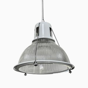 Prismatic Glass Pendant Lamp from Holophane