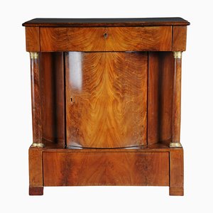 Empire Demi-Lune Chest of Drawers in Mahogany and Veneer, 1810s