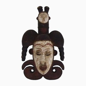 Afrikanische Tribal Art Maske, Nigeria, 1960er
