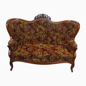 Late Biedermeier Style Grandmas 2-Seater Sofa, 1900s