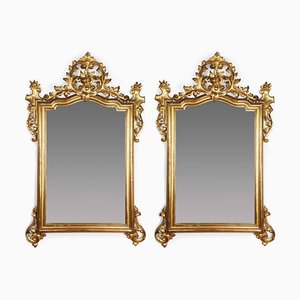 Louis Philippe Golden Mirrors, Set of 2