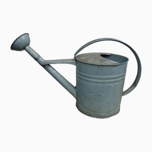 Vintage Art Deco Galvanized Watering Can, 1940s