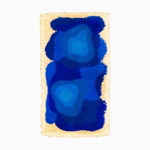 Blauer Amoebe Teppich von Desso