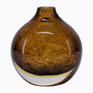 Vase von Gunnar Ander aus Mundgeblasenem Glas, 1960er