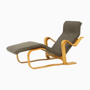 Chaise longue reclinable de Marcel Breuer para Gavina, años 60