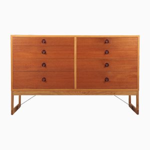 Mid-Century Teak and Oak Chest of Drawers by Børge Mogensen for Karl Andersson & Söner, 1960s