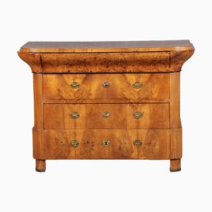 Commode Biedermeier Ancienne en Noyer, 1850s