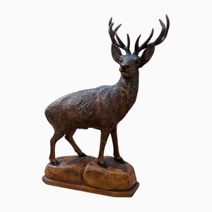 Large Sculpted Deer, 1950s