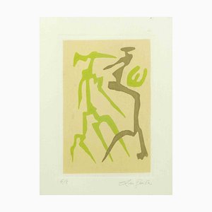 Leo Guida, Abstract Figures, 1970s, Etching