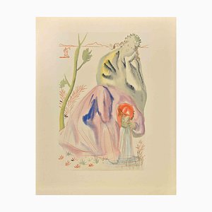 Salvador Dali, La Divina Comedia: La Edad de Oro, Grabado en madera, 1963