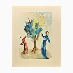 Salvador Dali, The Divine Comedy: The Tree, Woodcut Print, 1963
