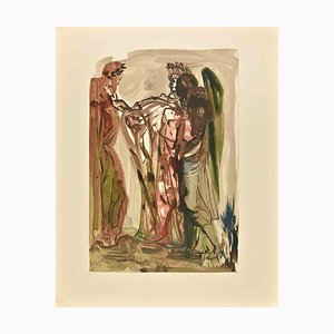 Salvador Dali, The Divine Comedy: The Superbs, Woodcut Print, 1963