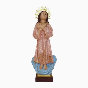 Estatua de la Virgen María de escayola de JM Cosamo, 2004