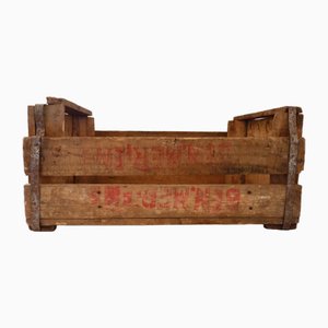 Cajón de naranjas marítimas de madera en bruto de Ben Merieme