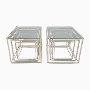 Isocele Side Tables by Max Sauze, 1970s, Set of 2