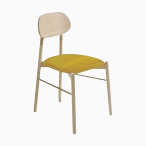 Bokken Upholstered Chair in Natural Beech by Colé Italia