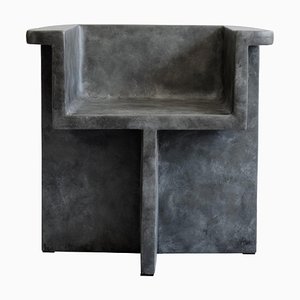 Dark Grey Brutus Dining Chair by 101 Copenhagen