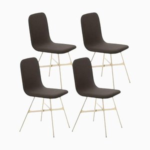 Tria Chairs in Gold by Colé Italia, Set of 4