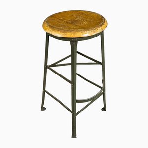 Vintage Industrial Bar Stool