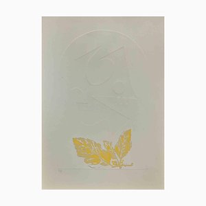 Leo Guida, Yellow Leaves, Screen Print, 1970s