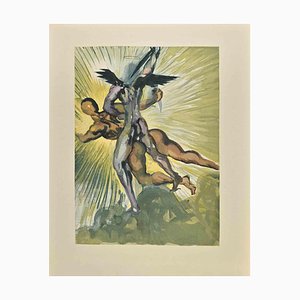 Salvador Dali, La Divina Comedia: Los Guardianes, Grabado en madera, 1963