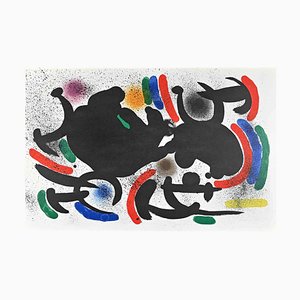 Joan Miró, Lithographie I, Tafel VII, Lithographie, 1972