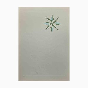 Leo Guida, Wind Rose, Screen Print, 1970s