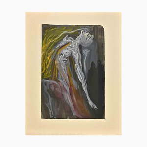 Salvador Dali, The Divine Comedy : The Heretics, gravure sur bois, 1963