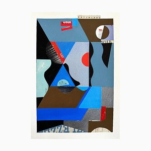 Jeremy Annear, Late Night No. 39, Mixed Media on Paper, 2020