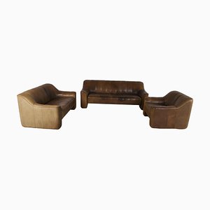 Ds44 Sofas and Armchair from De Sede, 1960s, Set of 3