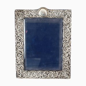 Antique Sterling Silver Photo Frame attributed to Henry Matthews, 1902