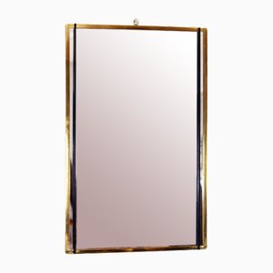 Vintage Brass and Metal Mirror, 1950s