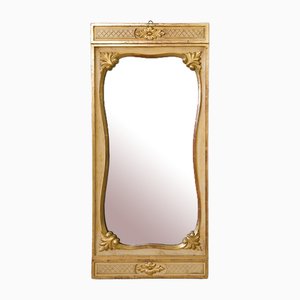 Specchio Art Nouveau in legno intagliato, inizio XX secolo