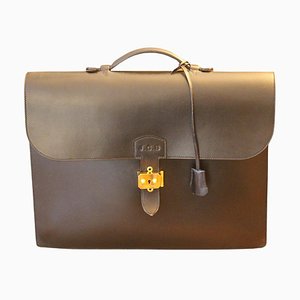 Leather Briefcase from Hermès, 2000s