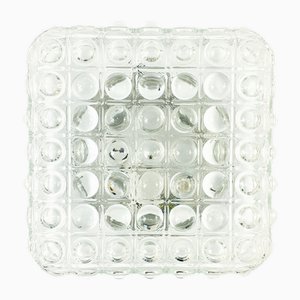 Mid-Century Bubble Glass Square Ceiling Lamp from Limburg, Germany, 1960s