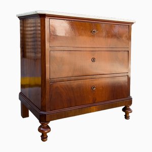 Antique Italian Dresser with Marble Top, 1850